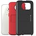Galaxy S6 Case, VENA Legacy [Dual Layer Protection |Shock Absorption] Heavy Duty Cover with Kickstand [+1 HD Clear Screen Protector] for Samsung Galaxy S6 2015 (Black & Red)