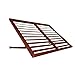 Awntech 4-Feet Bahama Metal Shutter Awnings, 56 by 24 by 36-Inch, Terra Cotta