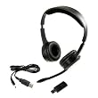 PC Radio Stereo Headset Headphones Earphones / 2.4 GHz Wireless / 10 m Transmission Distance / Headset + Microphone + Wireless Stick