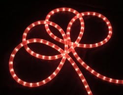 18' Bright Pink Indoor/Outdoor Christmas Rope Lights