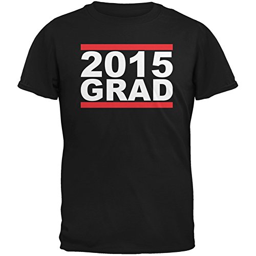 Graduation - Grad 2015 Black Adult T-Shirt - Large
