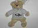 BALTIMORE RAVENS 8" Plush TEDDY BEAR with Team Logo Embroidered "Grey Hoodie"