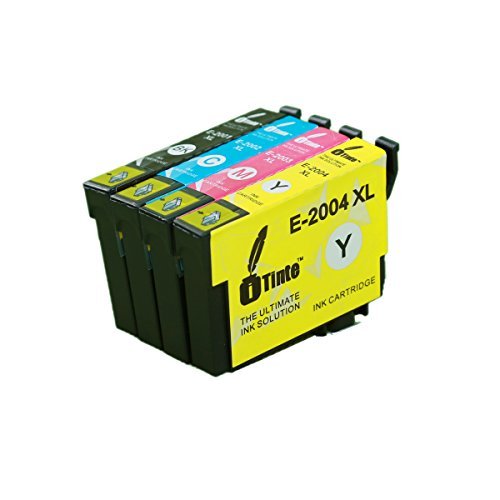 iTinte Compatible Epson Ink Cartridges 200 XL (1 Black, 1 Cyan, 1 Magenta, 1 Yellow) 4 Pack