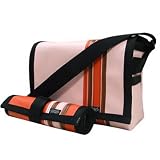 Airship Diaper Messenger Bag - Pink/Orange