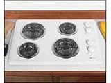 Maytag MEC4430AAW 30 Electric Cooktop with 4 Removable Coil Elements and Surface-On Indicator Lights: White