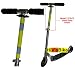 New Invention, HiVisBike bicycle or scooter frame cover to change it's  appearance (patent pending), making it easier for cyclists to get noticed and be safer. Colour: fluorescent yellow Size: 275mm Length. Available in various other sizes with some level of adjustment therefore can fit most bicycles. Please make sure you choose the right size. This model will fit a slim cycle/scooter frame or stem circumference of 55mm to 90mm*. For example will fit the slimmer top tube on a Micro scooter speed and any other cycle tube within the size range specified. See other HivisBike models for other sizes and various other colours.  Made of slim light weight material, bright colour, and reflective bands for improved visibility in low light. The reflective bands will reflect vehicle lights to stand out in the dark.  Vehicle lights are dipped, from seat post and lower, so high visibility cover on a bicycle will reflect lights well. *Important - see HiVisBike.com for more details on sizes, measuring and fitting. HiVisbike cover is easily and quickly attached and removed as it uses Velcro. Keeps looking like new as it can be replaced and washed. Sold individually, one cover, for the price shown. Your buying direct from the inventor, the manufacturer, HiVisBike, a product made in England.