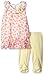Nannette Girls' Dress 2 Piece Chiffon Butterfly Print Bubble Leg Set