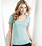 Pure Cotton Scoop Neck Jersey T-Shirt Pure Cotton Scoop Neck Jersey T-Shirt