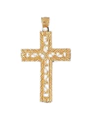 CleverEves 14k Gold Pendant Cross 10.2 - Gram(s)