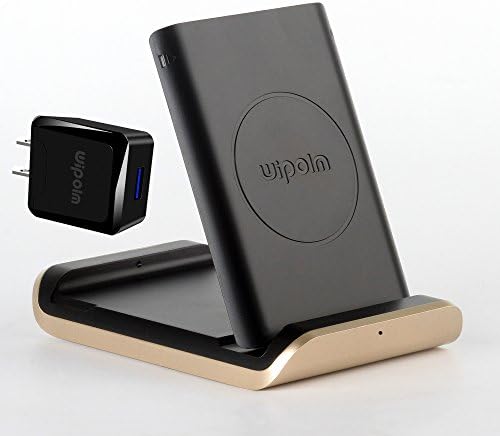 Fast Charge Wireless Charger Stand With 2A Power Adapter - WiPOLM1901 for Samsung Galaxy S7/S6/S6 7Edge Note7 Black