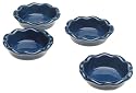 Emile Henry Miniature Pie Dishes, Set of 4, Azure Blue