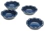 Emile Henry Miniature Pie Dishes, Set of 4, Azure Blue