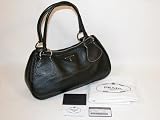 Brand New Authentic Prada BR0830 Handbag Black Leather
