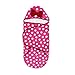 Disney Baby Bath Swaddler, Pink/Red Minnie Mouse
