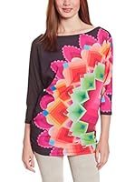 Desigual Camiseta Manga Larga (Negro)