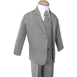 Formal Suit Set Silver for Boys From Baby to Teen