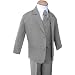 Formal Suit Set Silver for Boys From Baby to Teen
