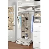 Kennedy Home Collection's Hanging 16 Shelf Organizer-#5168-Cream ~ Kennedy