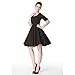 Heroecol® 50s 60s Hepburn Short Sleeve Style Vintage Retro Swing Rockailly Dresses