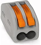 Wago 222-412 LEVER-NUTS 2 Conductor Compact Connectors 100 PK