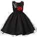 M2C Little Girls Sequin Flower Wedding Dress Ball Gown Party Girl Dresses