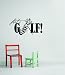 Let's Golf With Picture Of Golf Bag - Removable Sports Stick On Print Sticker - Vinyl Wall Decal - 24 Colors Available 8X30