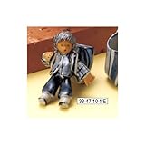 伊勢クラフト　リュックと男の子　【四日市ばん古焼 置物・オブジェ】 　/ お楽しみグッズ(キッチン用品)付きセット