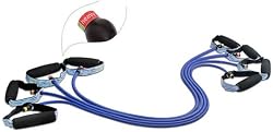 4pc Resistance Band Set - Light/Medium/Heavy/Super Heavy in Mesh Travel bag