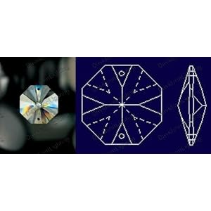 10 of 14mm Octagon Swarovski Crystal Suncatcher Prism by 