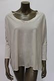 Beautiful People womens dolman 3/4 sleeve boxy tee top