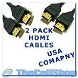 2 Pack of 6FT PS3 HDMI GOLD PLATED CABLE