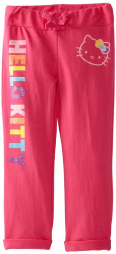 Hello Kitty Girls 2-6X Roll-Up Cuff Sweat Pants