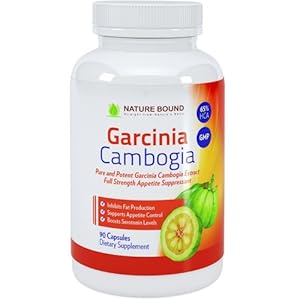 Pure Garcinia Cambogia Extract with 65% HCA & 1500+ Mg As Seen on Dr Oz, USA Made & Clinically Proven* - Safe & Effective Appetite Suppressant, 90 Caps - Guaranteed By Nature Bound