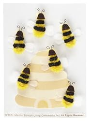 Martha Stewart Crafts Dimensional Bee Stickers