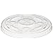 Dart L10C Clear Straw Slotted Plastic Lid 100-Pack (Case of 10)