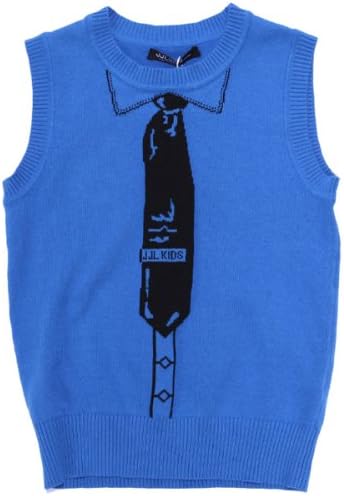 JJLKIDS Boys Tie Pattern Sweater Vest