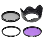58mm Gegenlichtblende + UV CPL FLD Fi...