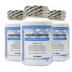 InhaleXtreme - Lung Capacity Supplement - 2 Bottles Plus 1 Free! - By Lab88