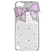 3D Pink Bling Bow Diamond Crystal Rhinestone Hard Back Case Cover For iPod Touch5 5th