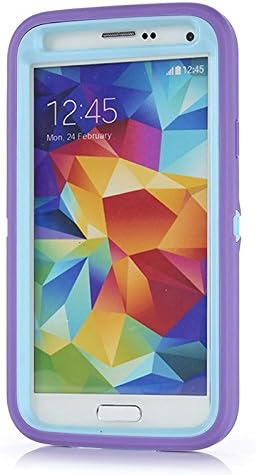 Samsung Galaxy S5 case,Coolpin (TM) S5 Case Fashion and cool cheap TPU Case Cover For Samsung Galaxy S5. (purple+blue)