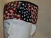 CHEFSKIN AMERICA USA BEANIE HAT CHEFS BAKERS DOCTORS NURSES RED YELLOW BLACK 100% COTTON with MESH TOP Cool Fresh ! Won't FADE Won't SHRINK. ONE SIZE FITS MOST ELASTIC BAND. WE SHIP FAST