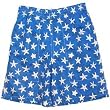 Boys Blue Starfish Printed Swim Trunks