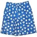 Boys Blue Starfish Printed Swim Trunks