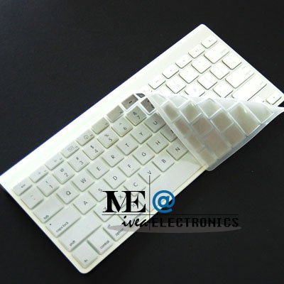 IVEA Silicone skin cover protector for Apple Wireless Bluetooth keyboard - Silver