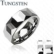 Tungsten Ring With Prism Design