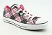 Converse 'CT Plaid OX' 514111F Blk/Neon Pink Shoes Women's Size 7