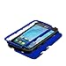 LG Optimus L90 Case, Rock Me Wireless (TM) 3 items Bundle - Screen Protector, 24K Gold Plating Electromagnetic Waves Blocking Sticker and Triple Layers Protective Case for LG Optimus L90 D419. (Blue / Black)