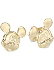 Disney Mickey 14kt Gold Mickey Mouse Girls Stud Earrings