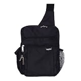 Messenger Bag in Black by Baggallini