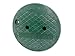 10″ Round Green Lid Only for Dura 100-101 Valve Box & Replaces Carson 910 Lid – Engraved: Irrigation Control Valve